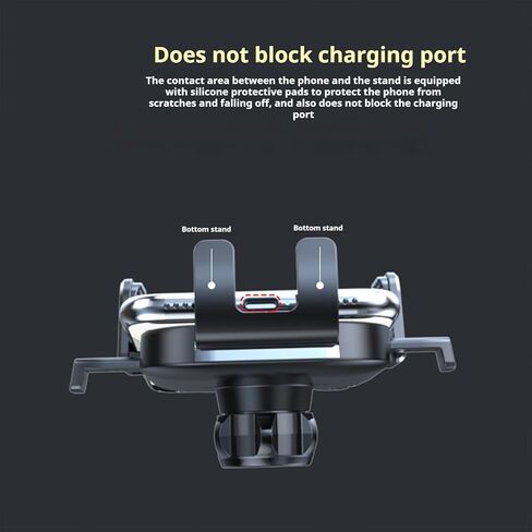 Car Phone Holder Mount Phone Mount for Car Windshield Dashboard Air Vent Universal Hands Free Automobile Cell Phone Holder Fit for iPhone 17 Pro Max 16 15 14 13 Android in Kuwait