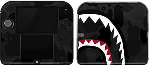 Skinit Decal Gaming Skin Compatible with 2DS - Originally Designed Shark Teeth Grey Street Camo Design in Kuwait