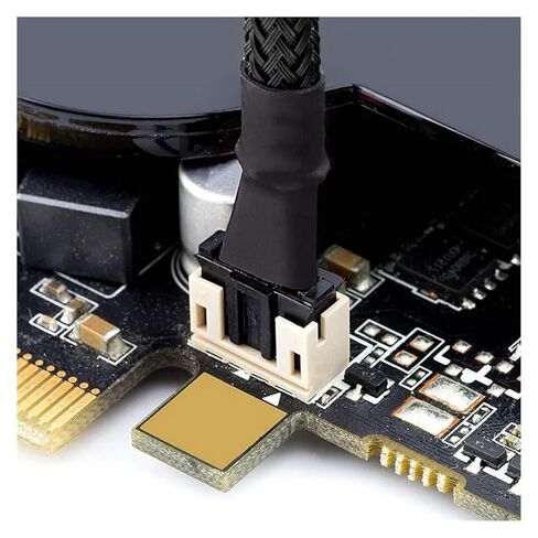 PC Graphic Card PH2.0 4Pin to Normal PWM 3Pin/4Pin Fan Adapter Cables Mini GPU 1x 2X Cable-10cm(1x) in Saudi Arabia
