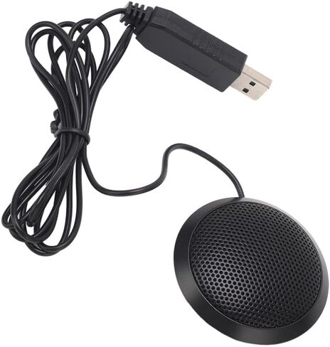 مكبر صوت USB للمؤتمرات، التوصيل والتشغيل، صوت واضح 360 درجة، ميكروفون مكبر صوت متعدد الاتجاهات، اجتماعات عبر الإنترنت in Kuwait