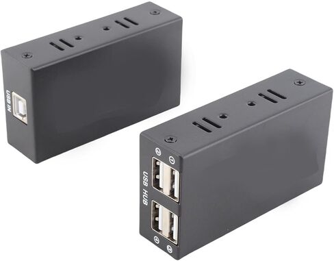 موسع SUNGOOYUE USB 2.0، موسع USB بـ 4 منافذ إيثرنت مع ناقل حركة 200 متر، التوصيل والتشغيل، لنظام التشغيل OS X، مؤتمر فيديو لمراقبة الأمان (قابس الولايات المتحدة) in Kuwait