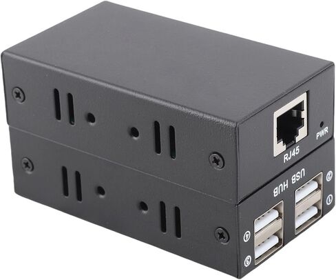 موسع SUNGOOYUE USB 2.0، موسع USB بـ 4 منافذ إيثرنت مع ناقل حركة 200 متر، التوصيل والتشغيل، لنظام التشغيل OS X، مؤتمر فيديو لمراقبة الأمان (قابس الولايات المتحدة) in Kuwait