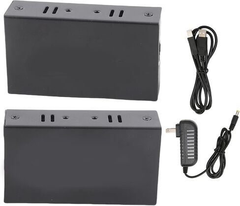 موسع SUNGOOYUE USB 2.0، موسع USB بـ 4 منافذ إيثرنت مع ناقل حركة 200 متر، التوصيل والتشغيل، لنظام التشغيل OS X، مؤتمر فيديو لمراقبة الأمان (قابس الولايات المتحدة) in Kuwait
