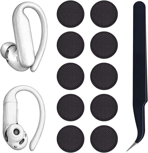 10X شبكة بديلة لمرشح الغبار لسماعات الأذن Beats Powerbeats Pro 2، مع ملاقط تغيير الأدوات in Kuwait