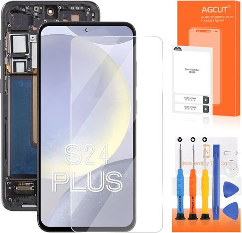 INCELL لشاشة Samsung Galaxy S24 Plus البديلة لشاشة Samsung S24 Plus LCD SM-S926B SM-S926U LCD محول الأرقام شاشة تعمل باللمس استبدال الجمعية مع الإطار in Kuwait