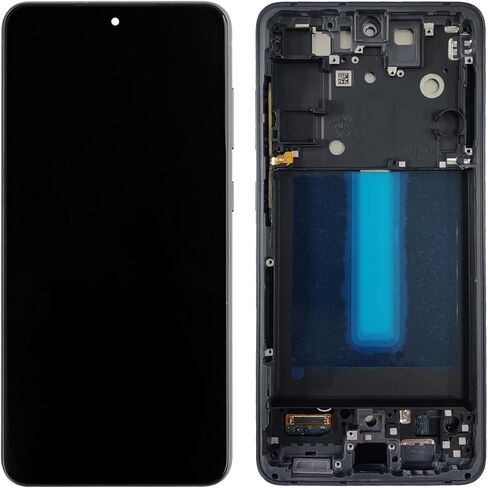 بديل شاشة Samsung Galaxy S21 FE 5G مع طقم إطار لهاتف Samsung S21 FE LCD SM-G990u G990u1 G990w G990B شاشة تجميع رقمية تعمل باللمس مع أدوات 6.4 بوصة أسود in Kuwait