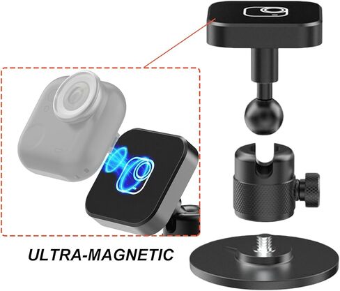 Insta 360 GO Ultra Pivot Stand - Magnetic Portable Mount with Reusable Sticky Base for Action Camera Flexible Shooting in Kuwait