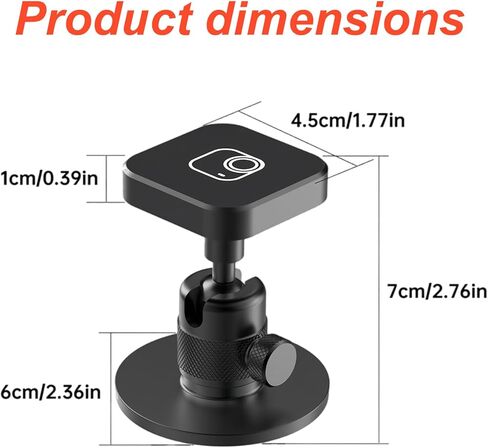 Insta 360 GO Ultra Pivot Stand - Magnetic Portable Mount with Reusable Sticky Base for Action Camera Flexible Shooting in Kuwait