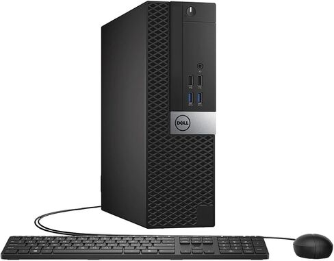 كمبيوتر مكتبي Dell OptiPlex 5040 SFF، Intel Core i5-6500، ذاكرة الوصول العشوائي DDR4 سعة 8 جيجابايت، SSD 256 جيجابايت، لوحة مفاتيح وماوس، Windows 11 Pro (متجدد) in Kuwait