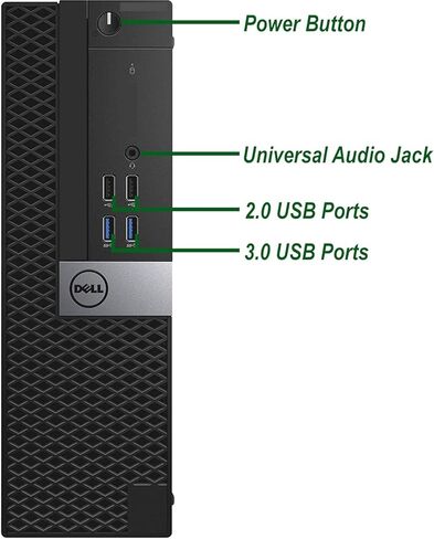 كمبيوتر مكتبي Dell OptiPlex 5040 SFF، Intel Core i5-6500، ذاكرة الوصول العشوائي DDR4 سعة 8 جيجابايت، SSD 256 جيجابايت، لوحة مفاتيح وماوس، Windows 11 Pro (متجدد) in Kuwait