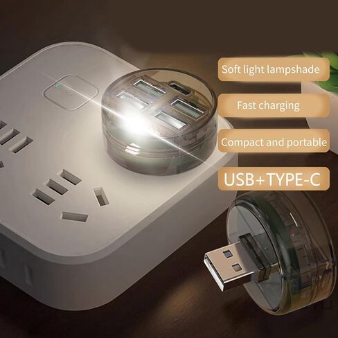 محور USB 4 منافذ USB أنثى 1 نوع C أنثى تمديد محول محور فاصل USB عالي السرعة لأجهزة الكمبيوتر المحمول in Kuwait