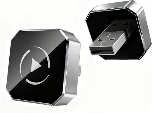 محول CarPlay & Android التلقائي اللاسلكي، دونجل USB 2 في 1 يحول السلكية إلى لاسلكية، توصيل وتشغيل واي فاي وبلوتوث 5 جيجا هرتز، يحافظ على عناصر التحكم في المصنع، محول USB-C، سلكي مطلوب، iOS 10+ Android 11+ in Kuwait