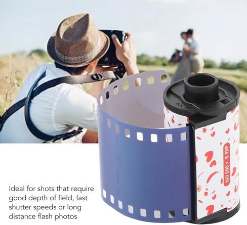 8 ورقات 35 مم فيلم أبيض وأسود، فيلم ISO 200 nition C، عرض دقيق واسع النطاق أسود أبيض Nega لـ 135 Cs، مثالي للأفلام المنخفضة والمتوسطة in Kuwait