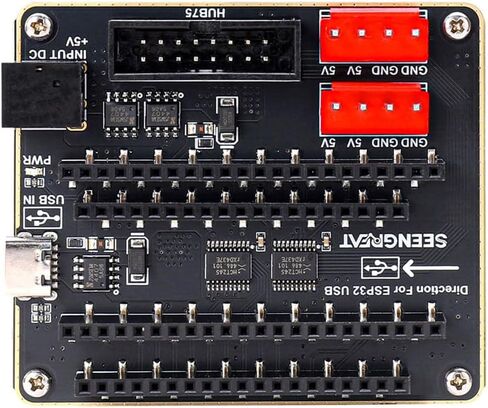 RGB Matrix Adapter Expansion Board for ESP32-S3-DevKitC-1 & ESP32-DevKitC- USB Type-C Interface, GPIO Expansion Module for IoT Prototyping in Kuwait