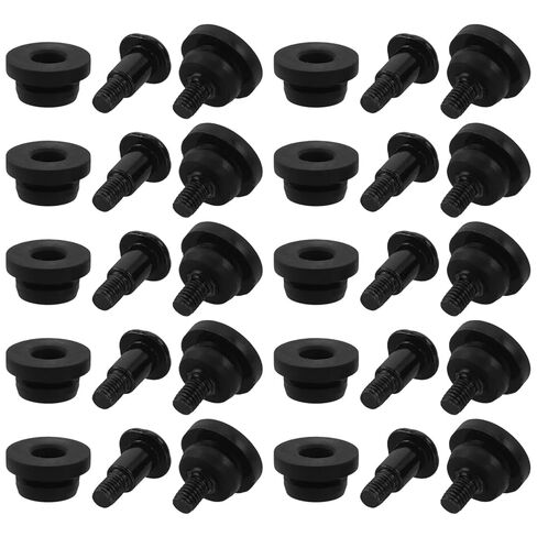 jojofuny 30pcs Hard Drive Screw and Anti Vibration Mounting Screws for 2.5 Inch SSD HDD Compatible with PC Portable Storage Devices in Kuwait