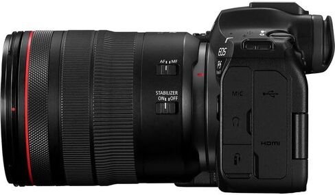 Canon EOS R6 Mark III Mirrorless Camera with 24-105mm f/4L is USM Lens | Full-Frame RF Camera with Advanced AF & 4K Video | for Weddings, Events & Creators + 64GB Card + LP-E6P Battery + 200ES Bag in Kuwait