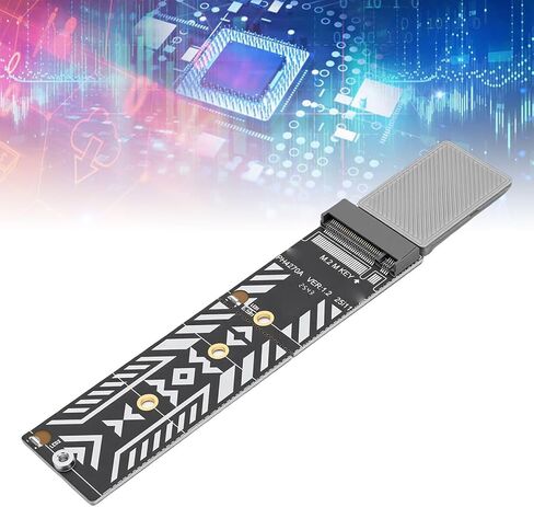 Cuifati M.2 to CFE A Adapter, NVMe SSD to CFE A Storage Card Adapter with Gold Plated Contact Points, for 2230 2242 2260 2280 M.2 SSDs on 10 11 and OS X in Kuwait