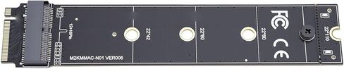 Pomya 12+16 Pin SSD to M.2 KeyM Adapter Card for Pro/Air/ 2013-2017, PCIe 4.0 NVMe Converter, Replacement for A1398 A1502 A1465 A1466 in Kuwait