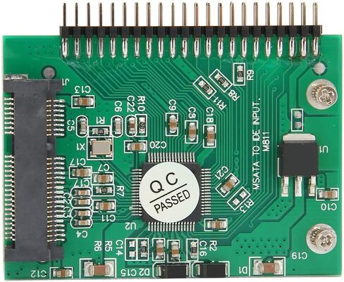 بطاقة محول Mini PCIe إلى 44 Pin IDE - محول MSATA SSD لأجهزة الكمبيوتر المحمولة، التوصيل والتشغيل قارئ الأقراص الصلبة 2.5 بوصة لأجهزة الكمبيوتر وأجهزة التوجيه الصناعية in Kuwait