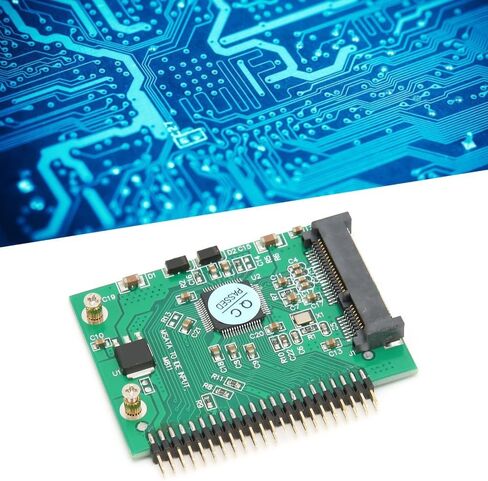 بطاقة محول Mini PCIe إلى 44 Pin IDE - محول MSATA SSD لأجهزة الكمبيوتر المحمولة، التوصيل والتشغيل قارئ الأقراص الصلبة 2.5 بوصة لأجهزة الكمبيوتر وأجهزة التوجيه الصناعية in Kuwait