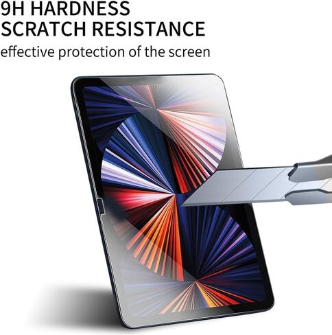 واقي شاشة، لجهاز iPad Pro 11 بوصة M5 2025/ M4 2024 (الجيل السادس/الخامس) طبقة من الزجاج المقسى، HD، عبوتان in Kuwait