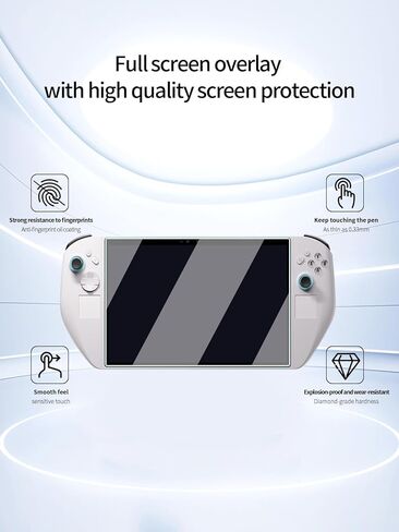 Screen Protector for Abxylute 3D One Handheld, High-definition Scratch Resistant TPU Film,HD Clear, Bubble Free with Easy Installation Kit,2 Pack. in Kuwait