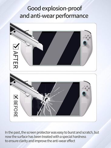 Screen Protector for Abxylute 3D One Handheld, High-definition Scratch Resistant TPU Film,HD Clear, Bubble Free with Easy Installation Kit,2 Pack. in Kuwait