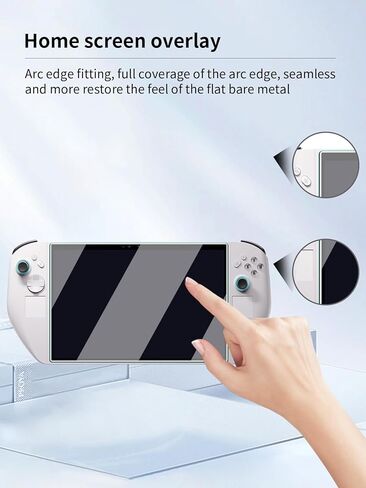 Screen Protector for Abxylute 3D One Handheld, High-definition Scratch Resistant TPU Film,HD Clear, Bubble Free with Easy Installation Kit,2 Pack. in Kuwait