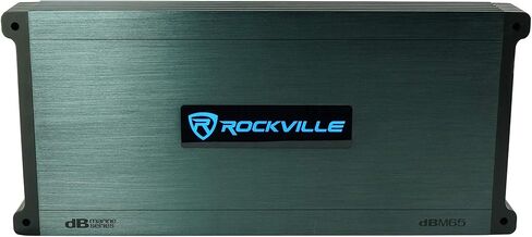 Rockville DBM65 6-Channel 2600w مضخم صوت بحري/قارب + مجموعة أسلاك أمبير in Kuwait