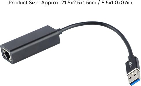 محول USB C إلى إيثرنت، محول سبائك الألومنيوم Gigabit RJ45 مع مؤشر LED، للكمبيوتر اللوحي Pro Air in Kuwait