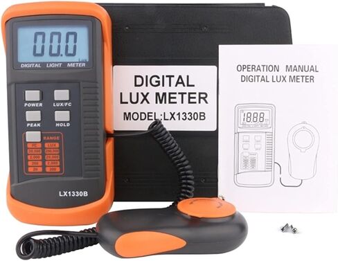 Light Meter, Spectrometer, Illuminometer, Handheld High-precision Digital Illuminometer Measuring Range 0~80,000 Lx, Widely Used For Plant Monitoring Ambient Light in Kuwait