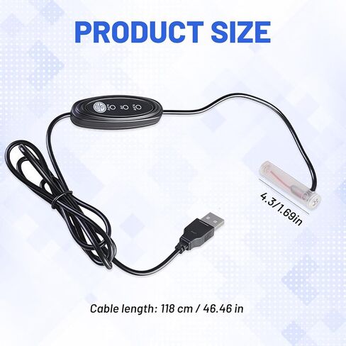 محول طاقة USB قابل للتعديل إلى 1.5 فولت 3 فولت 4.5 فولت AAA، كابل إمداد الطاقة يستبدل 1-3 قطع بطاريات AAA للألعاب والساعات ومقاييس الحرارة وأضواء LED in Kuwait