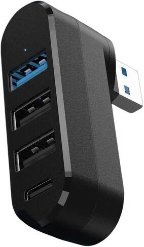 موزع USB قابل للدوران 180 درجة USB3.0 منفذ موسع ملتيبورت USB إلى USB محول محاور محمولة لأجهزة الكمبيوتر المحمول والكمبيوتر اللوحي in Kuwait