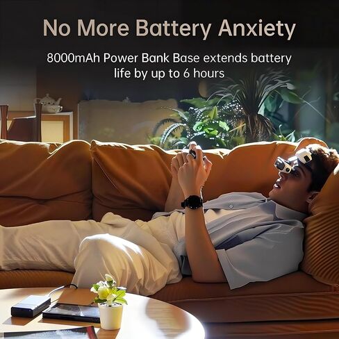 GOOVIS Type-C Hub + PowerSupply، 8000 مللي أمبير، محور فيديو لسماعات XR، محطة طاقة معيارية للشحن السريع PD 3.0، متوافقة مع GOOVIS، نظارات AR، Nintendo Switch، أجهزة وضع USB-C DP Alt in Kuwait