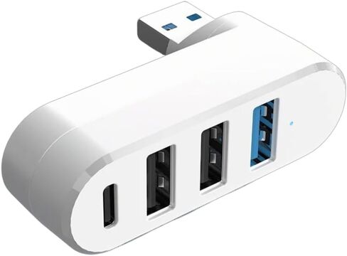 موزع USB قابل للدوران 180 درجة USB3.0 منفذ موسع ملتيبورت USB إلى USB محول محاور محمولة لأجهزة الكمبيوتر المحمول والكمبيوتر اللوحي in Kuwait