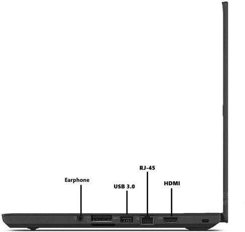 لاب توب لينوفو ثينك باد T460 للأعمال، كمبيوتر محمول 14 بوصة ويندوز 11، انتل كور i5-6300، ذاكرة وصول عشوائي 8 جيجا، 256 جيجا اس اس دي، (متجدد) in Kuwait