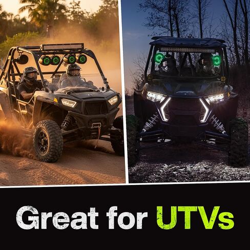 نظام الصوت Garmin Tread® EX للطرق الوعرة لأجهزة UTV وSxS وعربات الجولف والقوارب وأي مركبة خارجية أو رياضية أو متعددة الاستخدامات | تصميم IP67 متين مع مصادر صوت متعددة ومكبرات صوت LED مخصصة in Kuwait