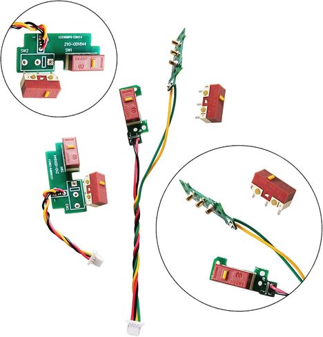 ماوس MicroSwitch زر لوحة الكابل مفاتيح التبديل السريع وحدة زر لماوس الألعاب G304 G305 مع مفاتيح كتم الصوت لـ G304 G305 in Kuwait