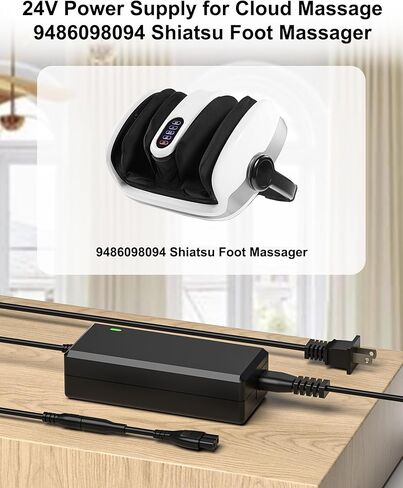 شاحن 24 فولت للتدليك السحابي 9486098094 آلة مدلك القدم شياتسو XH2400-2500 XH24002500 استبدال مصدر الطاقة in Kuwait