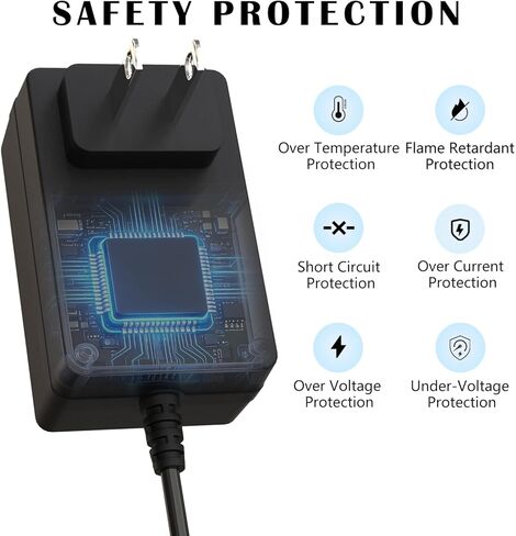 28.8V 0.8A Charger for Shark Vertex Ultra Lightweight Cordless Stick Vacuum IZ462H, IZ662H, IZ682H, IZ440H, IZ441HBRN, IZ482H, IZ483H – Replacement Power Adapter Cord for Shark DK33-288080H-U in Kuwait