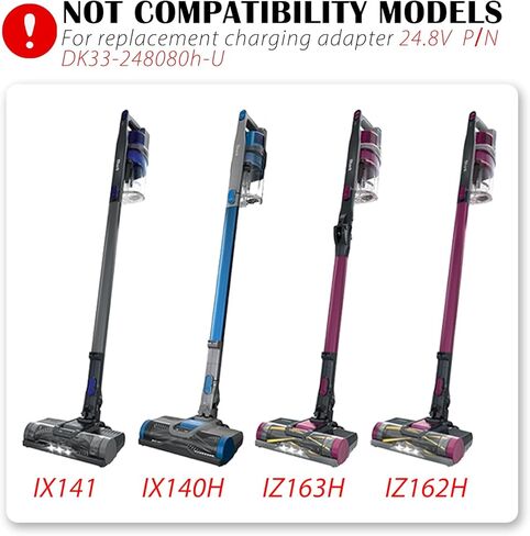 28.8V 0.8A Charger for Shark Vertex Ultra Lightweight Cordless Stick Vacuum IZ462H, IZ662H, IZ682H, IZ440H, IZ441HBRN, IZ482H, IZ483H – Replacement Power Adapter Cord for Shark DK33-288080H-U in Kuwait