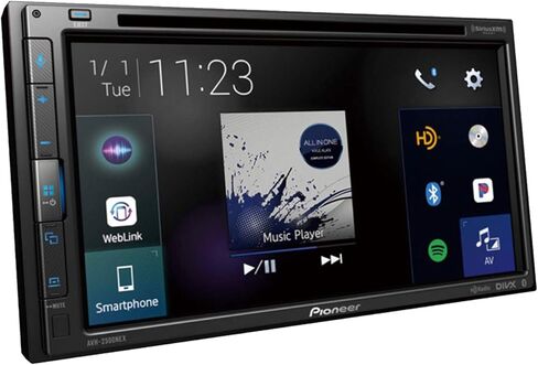 Pioneer AVH-2500NEX In-Dash 2-Din Touchscreen DVD/MP3 Stereo Receiver with Bluetooth, Apple Carplay, and Android Auto Compatibility in Kuwait