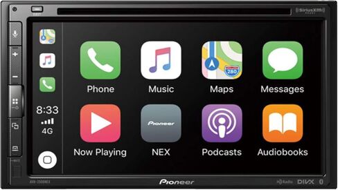 Pioneer AVH-2500NEX In-Dash 2-Din Touchscreen DVD/MP3 Stereo Receiver with Bluetooth, Apple Carplay, and Android Auto Compatibility in Kuwait