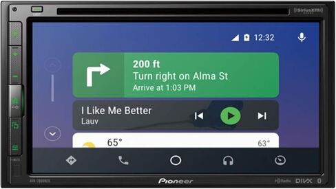 Pioneer AVH-2500NEX In-Dash 2-Din Touchscreen DVD/MP3 Stereo Receiver with Bluetooth, Apple Carplay, and Android Auto Compatibility in Kuwait