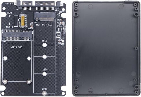 بطاقة محول MSATA إلى قرص صلب SATA3 2230/42/60/80 قرص صلب SATA3 حاوية قرص صلب خارجي in Kuwait