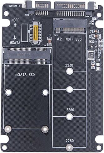 بطاقة محول MSATA إلى قرص صلب SATA3 2230/42/60/80 قرص صلب SATA3 حاوية قرص صلب خارجي in Kuwait