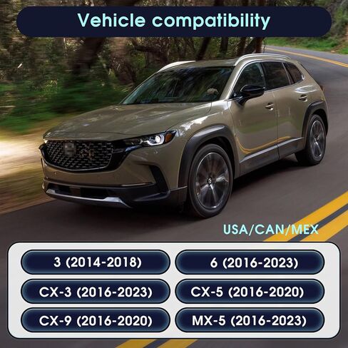 بطاقة SD للملاحة 2026 تدعم شاشة HUD لـ CX-5 2016-2020، 3 2014-2018،6 2016-2023، CX-9 2016-2020، CX-3 2016-2023 USA/Canada/Mexico بطاقة خريطة GPS، التوصيل والتشغيل، سهلة التركيب in Kuwait