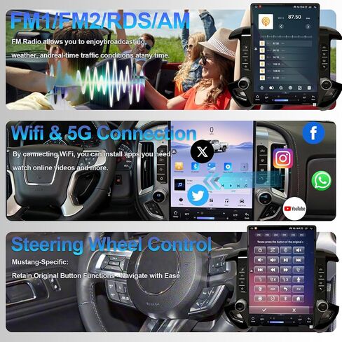 Car Radio for Chevrolet Silverado GMC Sierra 2014-2018 Stereo Replacement Head Unit 15.6 Inch 2K IPS Touch Screen Tesla Style Carplay Android Auto GPS Navigation Multimedia OEM 4 Inch 8 Inch (6+64GB) in Saudi Arabia