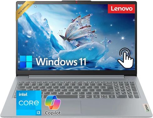 Lenovo IdeaPad • كمبيوتر محمول للأعمال بشاشة لمس FHD مقاس 15.6 بوصة • معالج Intel Core i3-1215U (6 مراكز) • ذاكرة وصول عشوائي (RAM) سعة 8 جيجابايت • محرك أقراص SSD سعة 256 جيجابايت • بطارية 11 ساعة • مصراع الخصوصية • Dolby Audio • Wi-Fi 6 • Windows 11 in Kuwait