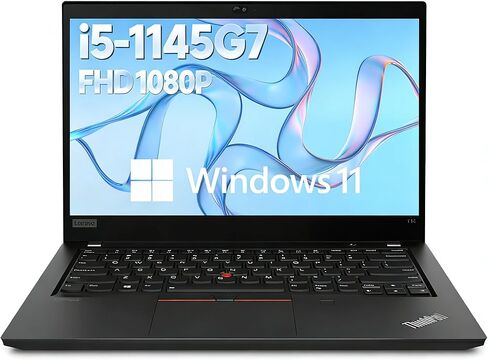 Lenovo ThinkPad T14 Gen 2 Laptop, 14" FHD (1920×1080), Intel 11th Gen Core i5, 512GB SSD, 16GB RAM, Backlit Keyboard, Windows 11 Pro (Renewed) in Kuwait